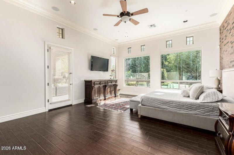 Master Bedroom with door to the patio