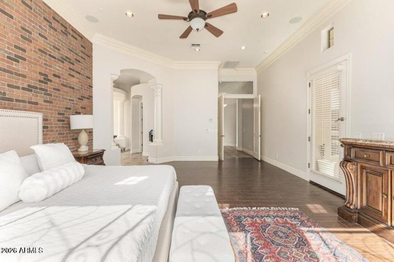 Master Bedroom with double doors