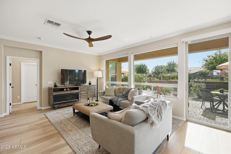 Living Room w/Sliding Glass Doors