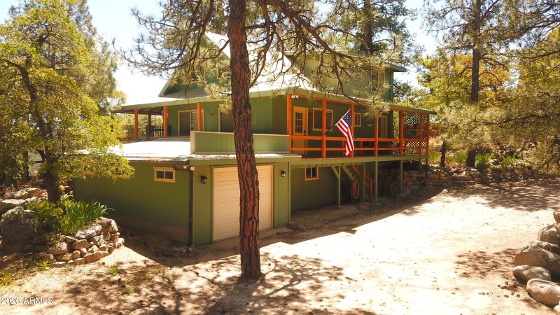 front of cabin
