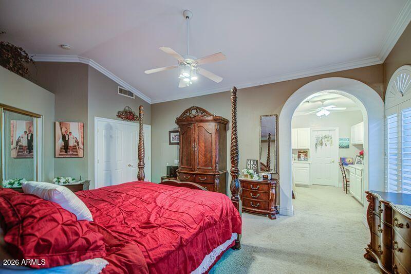 Primary Bedroom Suite to Office