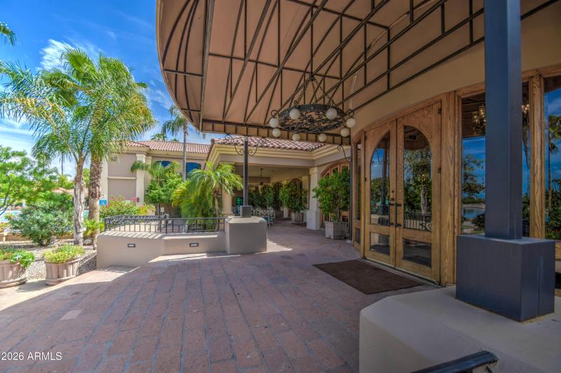 Val Vista Lakes Clubhouse Back Patio