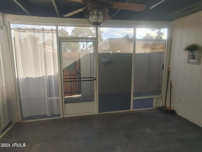 Enclosed patio