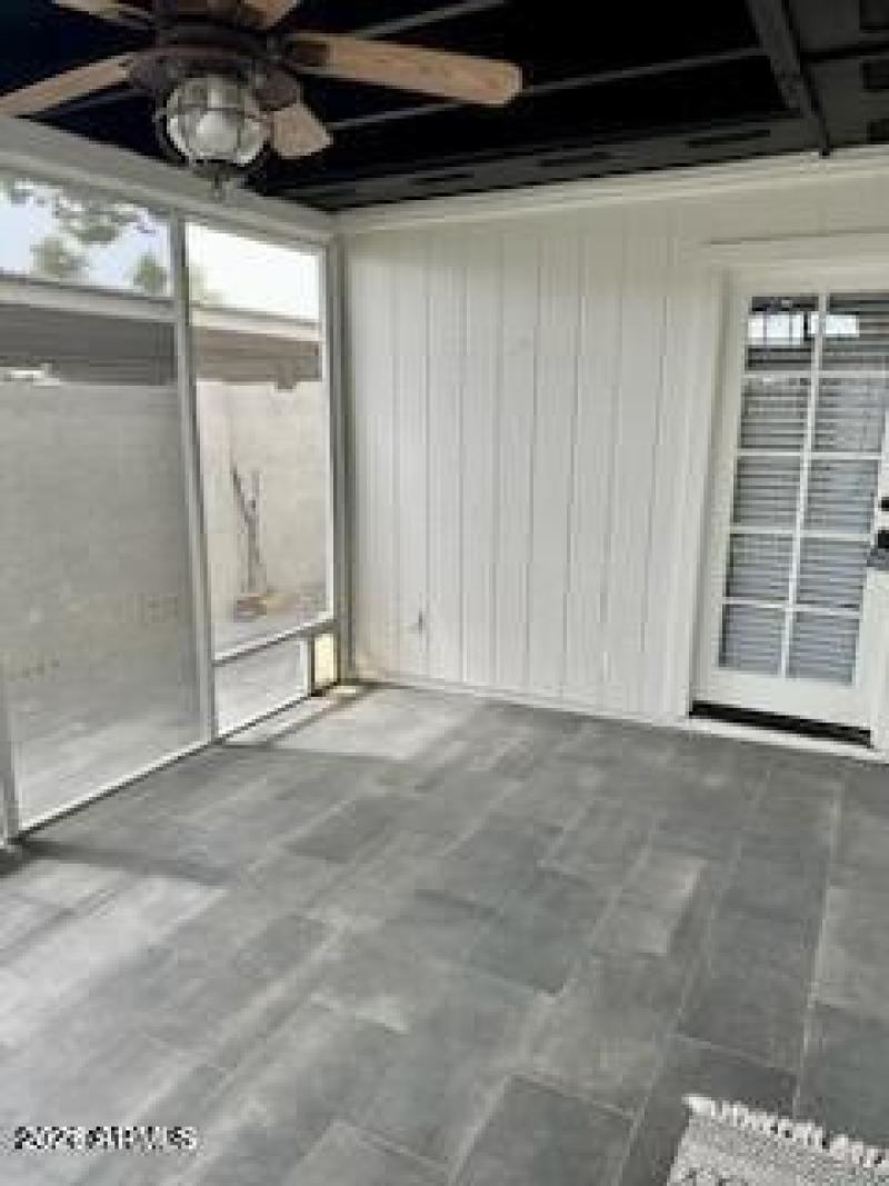 Enclosed patio