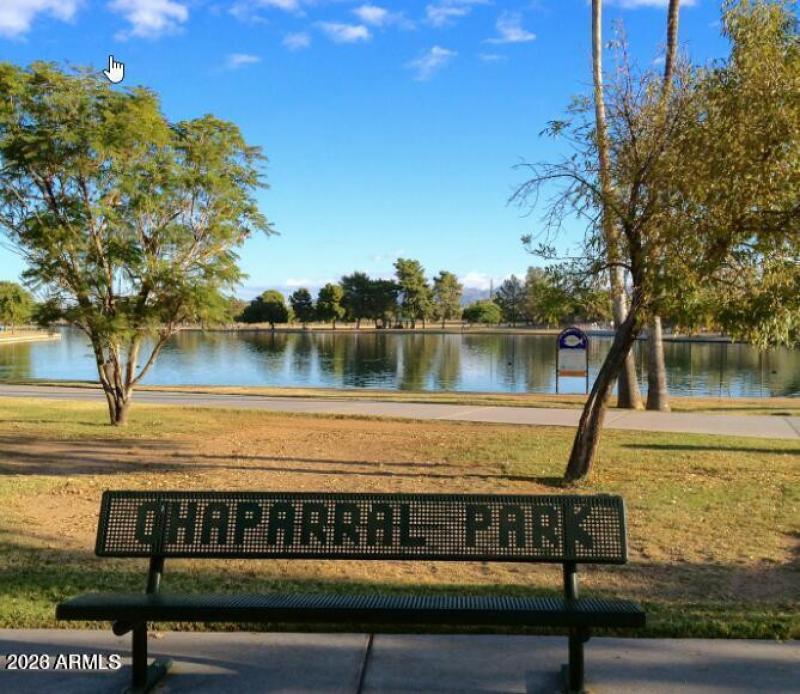 Park lake stocked