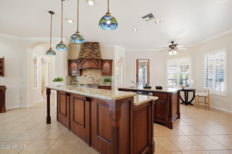 Kitchen with Statement Hood