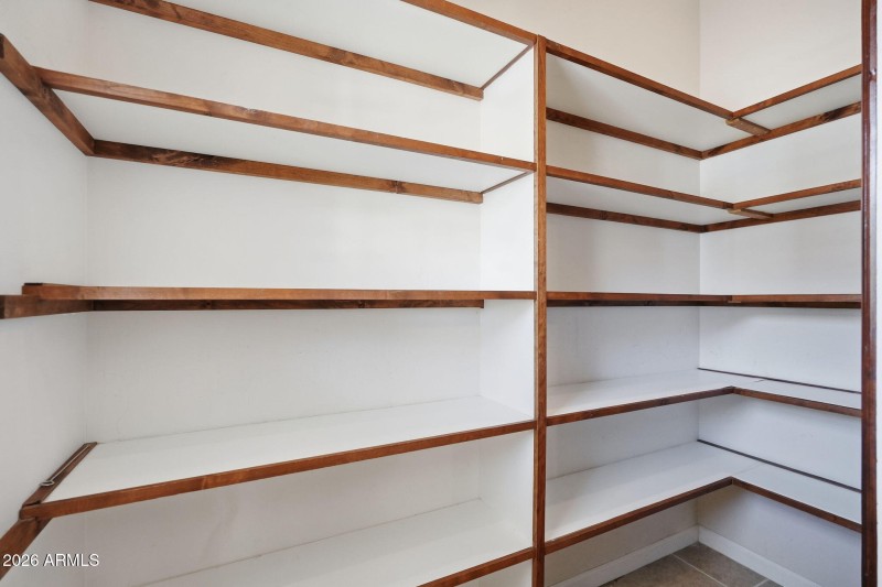 Spacious Walk-in Pantry
