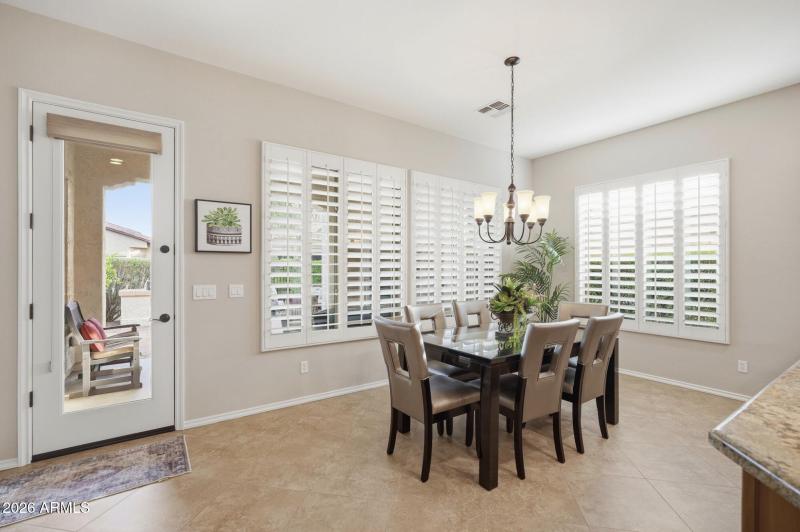 Dining Area + Access to Patio