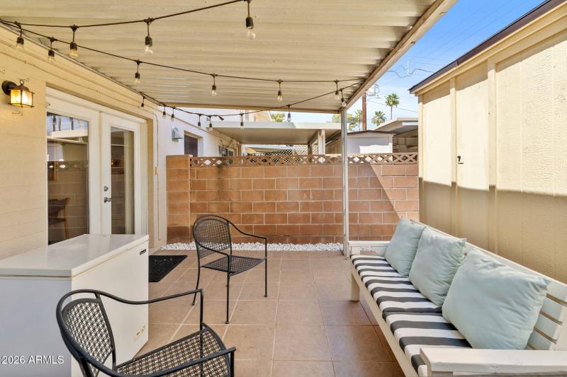 Back patio