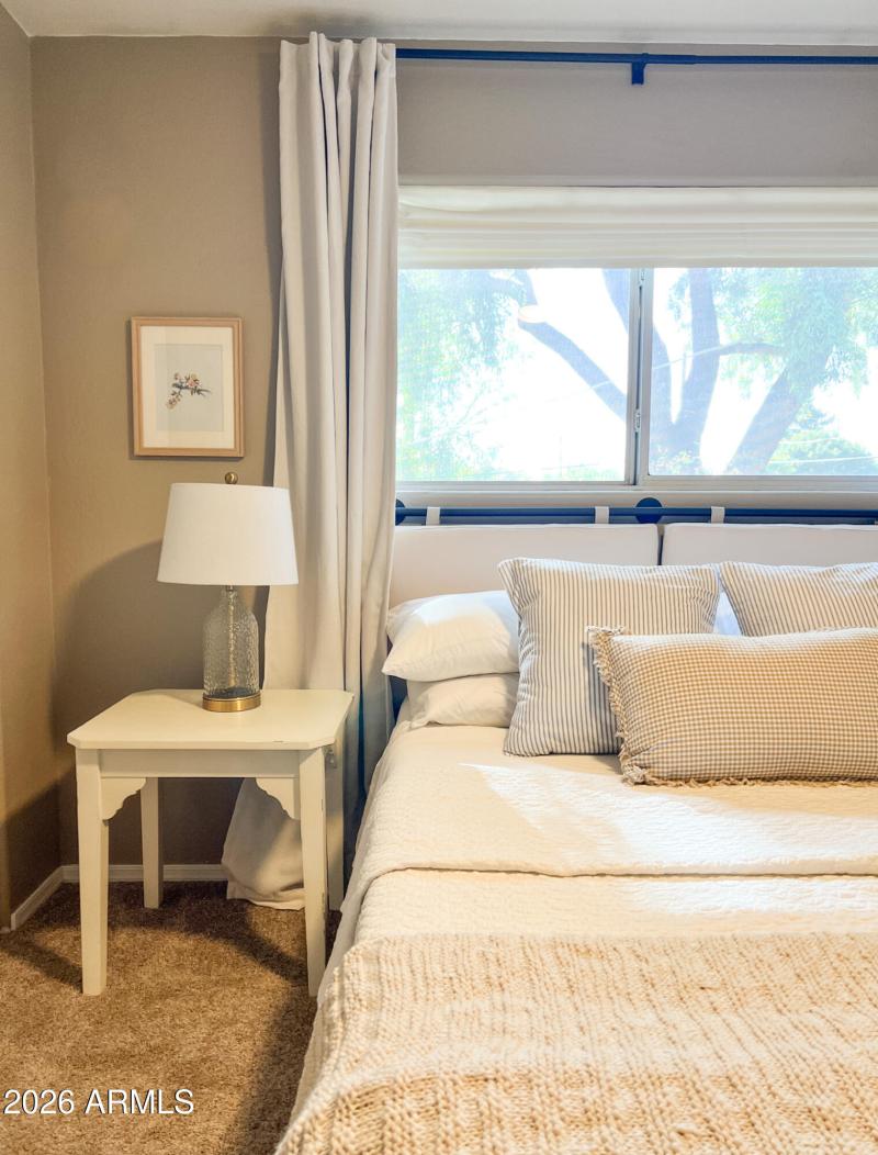 Bed and Nightstand