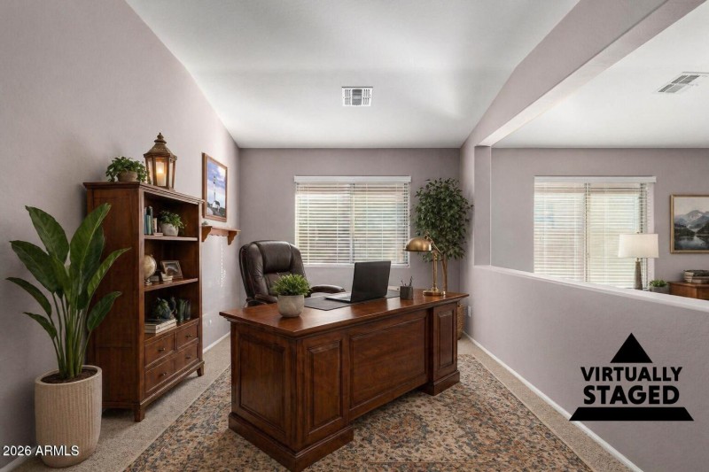 Virtually Staged Office Area #2