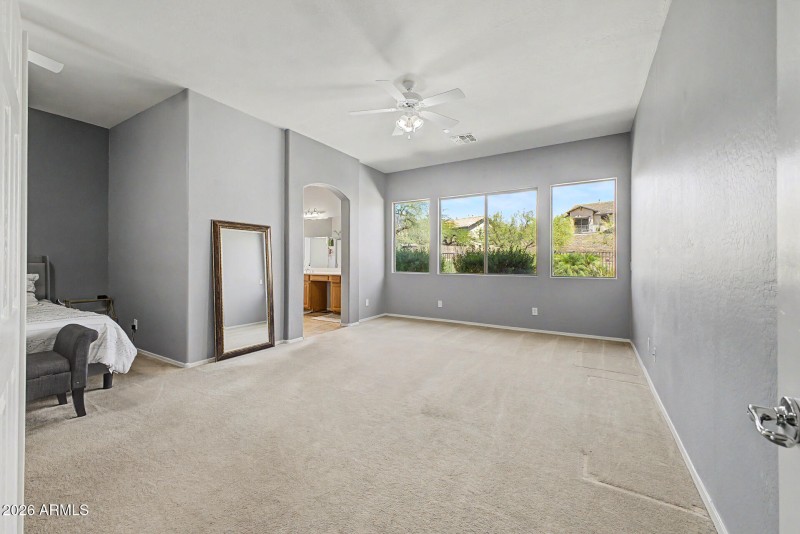 Open Master Bedroom