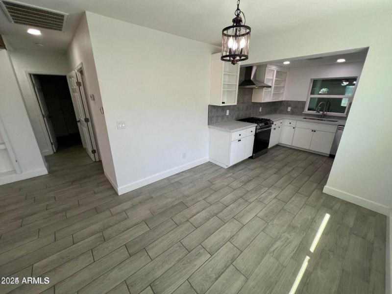 Open Dining And Kitchen Area