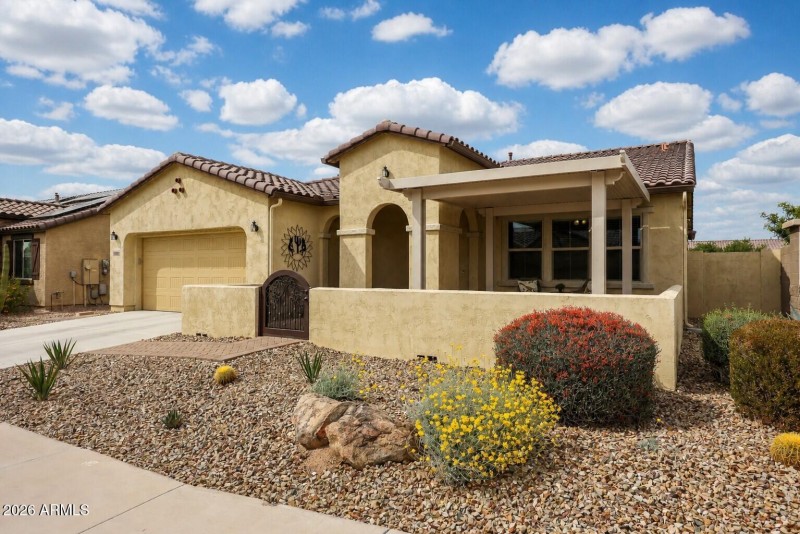 Covered front porch Ramada