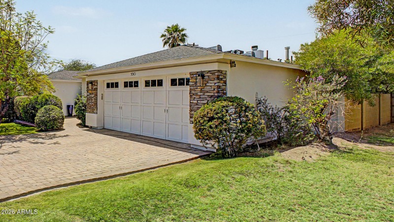 Paver Drive & Garage Exterior