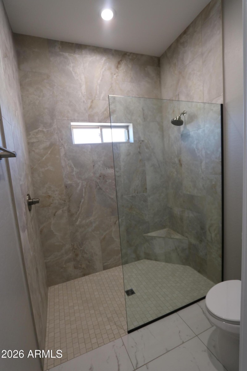 Master walk in shower