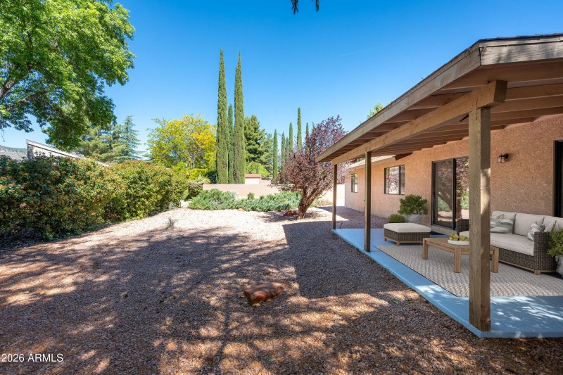 Covered patio