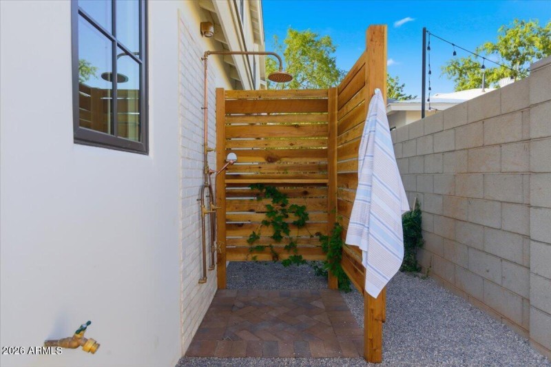 Cutest oudoor shower