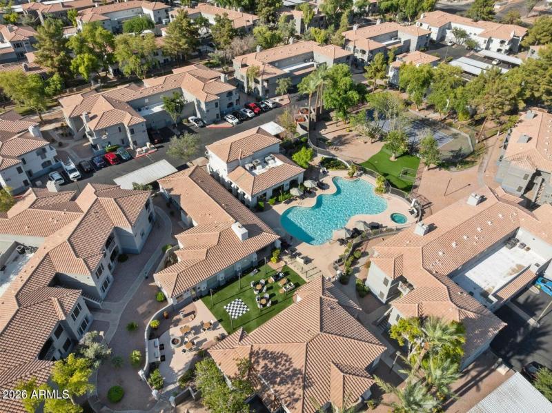 Birds Eye View of Subdivision