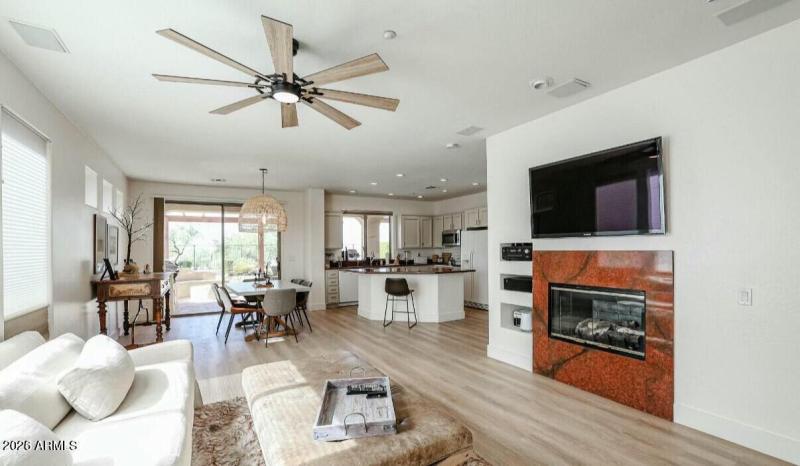 Living Room with Fireplace