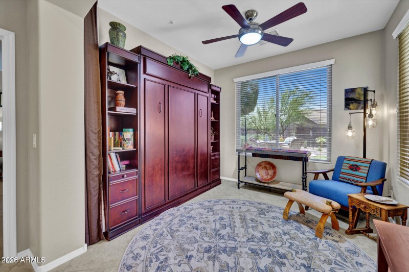 Murphy Bed in Den