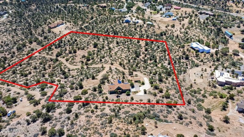 Arial Outline of Property