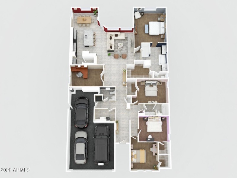 Rains 3D floorplan