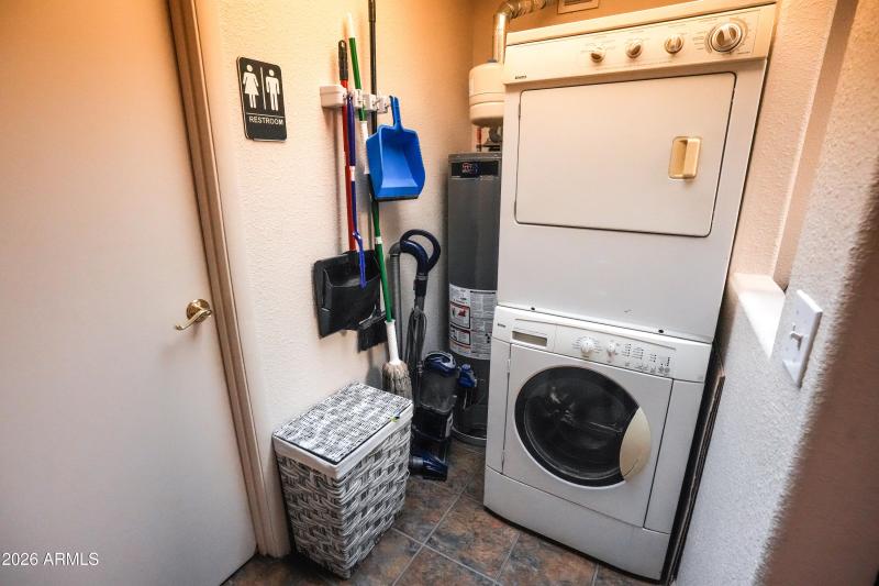 Washer Dryer Hot water heater