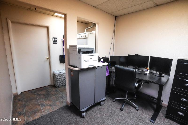Workstation Printer Rear Entry Door