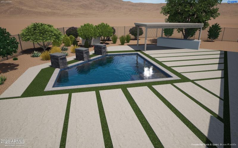 Pool Rendering - inquire for full bid