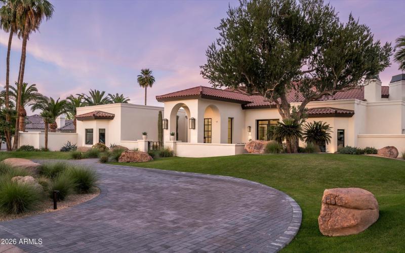 Front of Home with Circle Drive