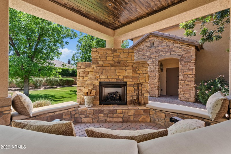 Custom Outdoor Fireplace
