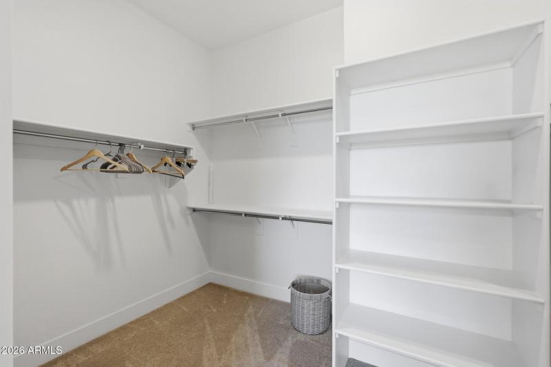 Primary closet
