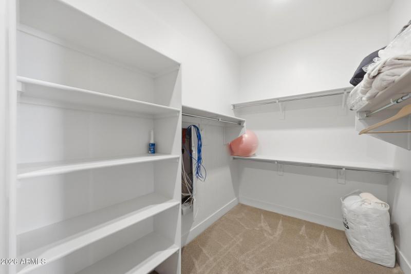 Primary closet