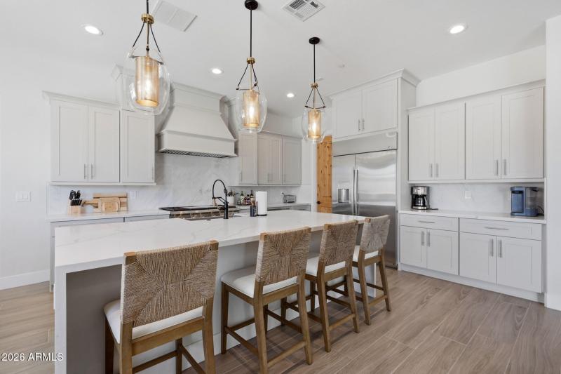 Large kitchen island