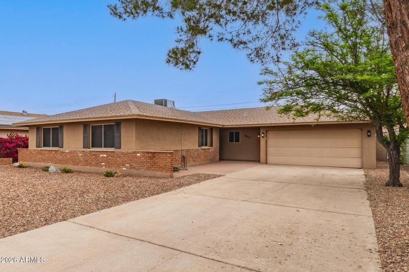 Front and driveway