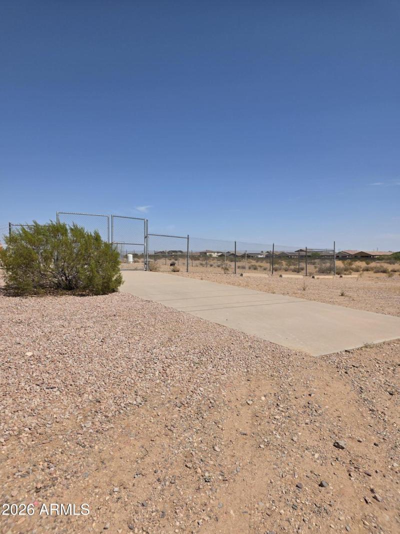 Front Side Yard with Driveway