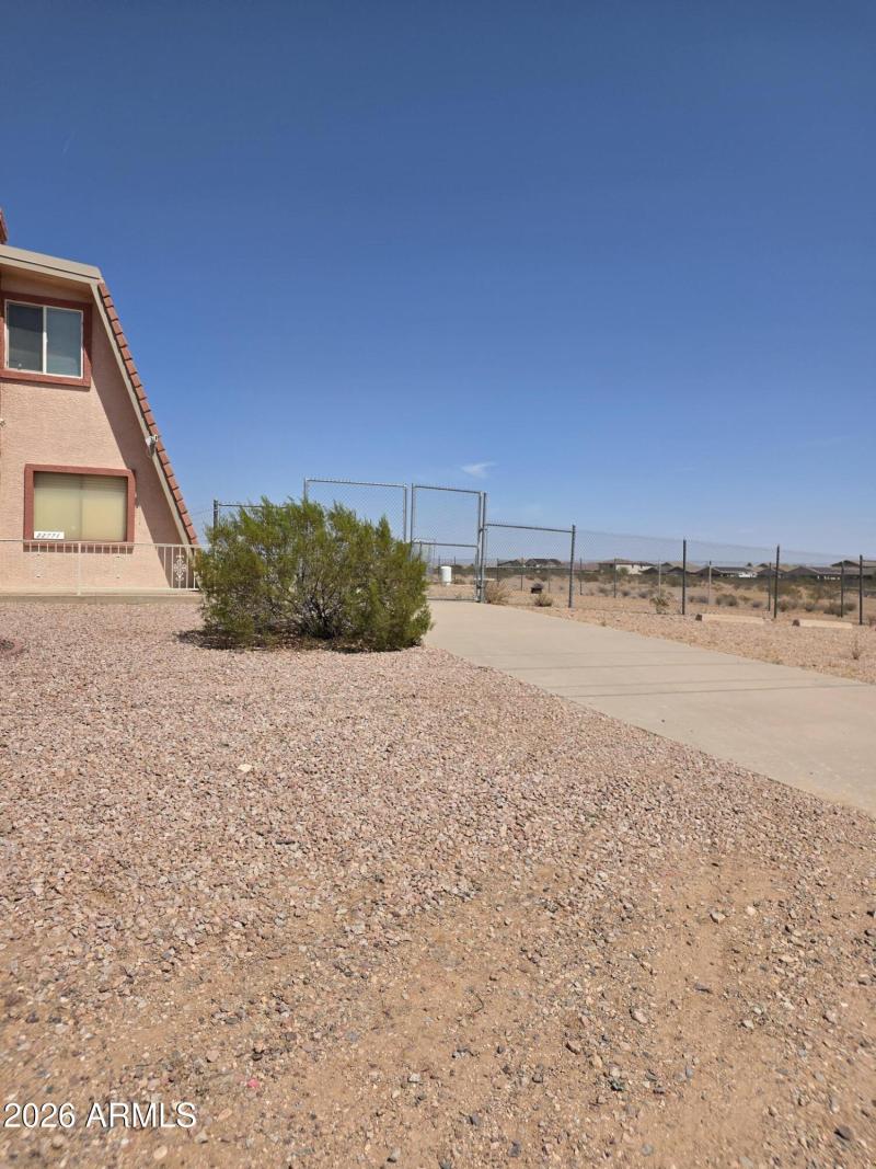 Front Side Yard with Driveway