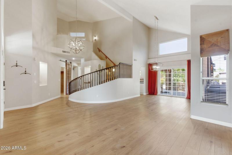 Front family and dining rooms.