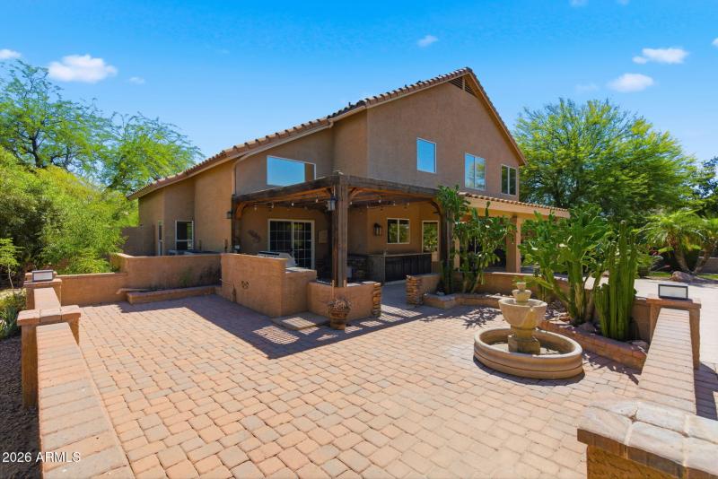 BBQ and entertaining area