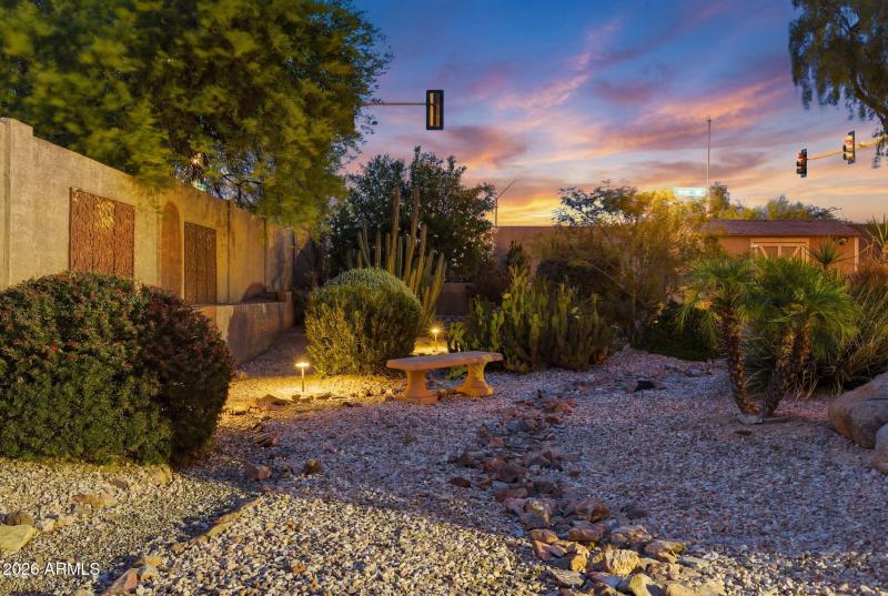 Peaceful backyard