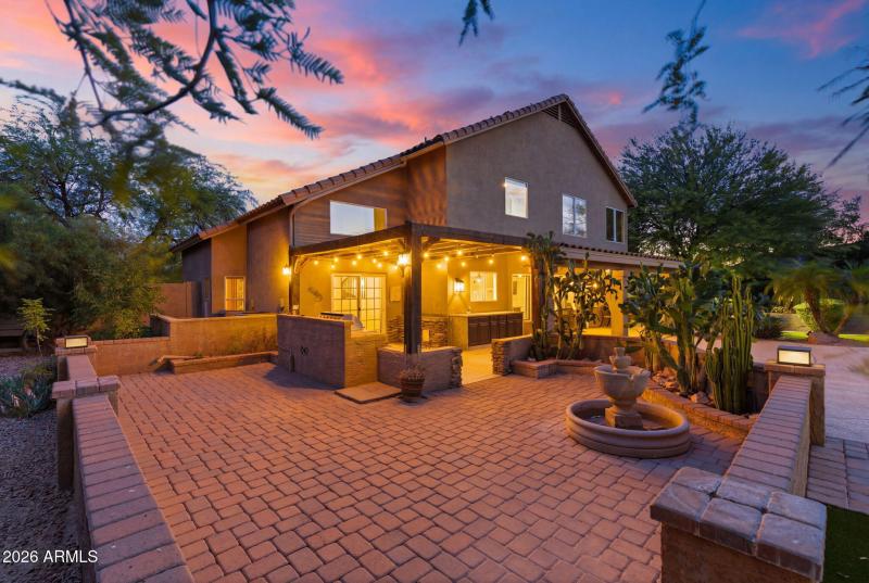 BBQ and entertaining area