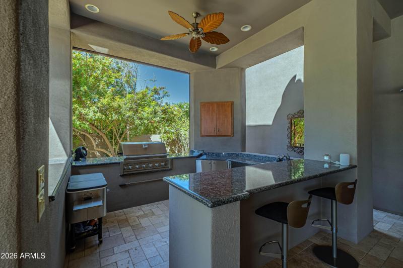 Large Outdoor Covered BBQ area