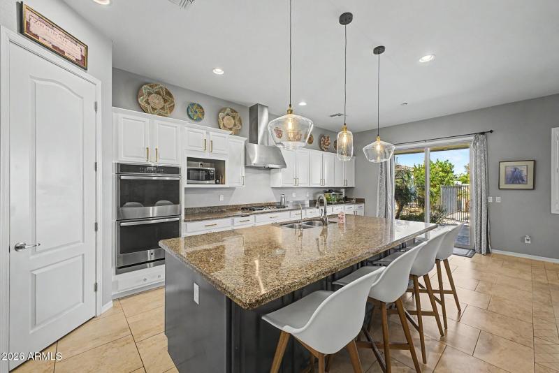 Large Island with Granite