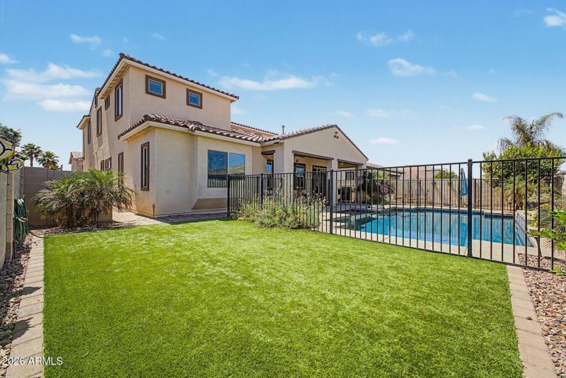 Backyard Grassy Play Area