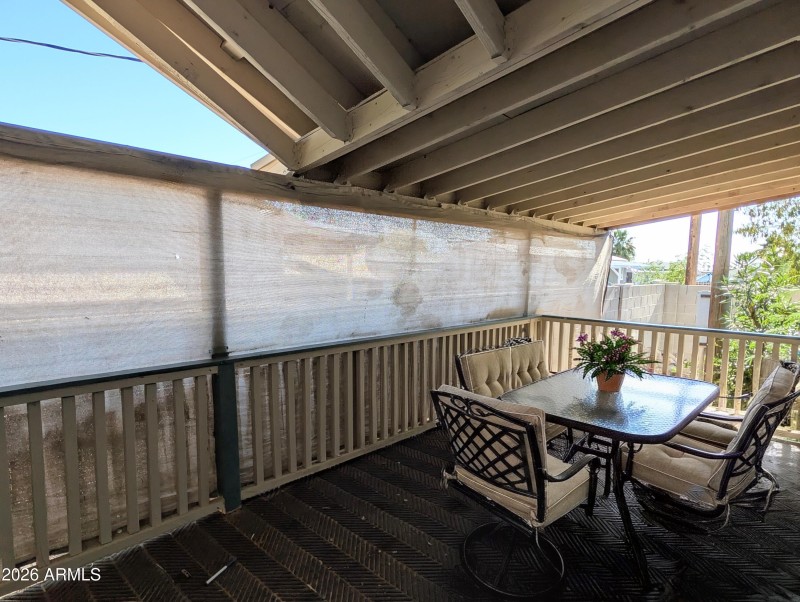 Back patio