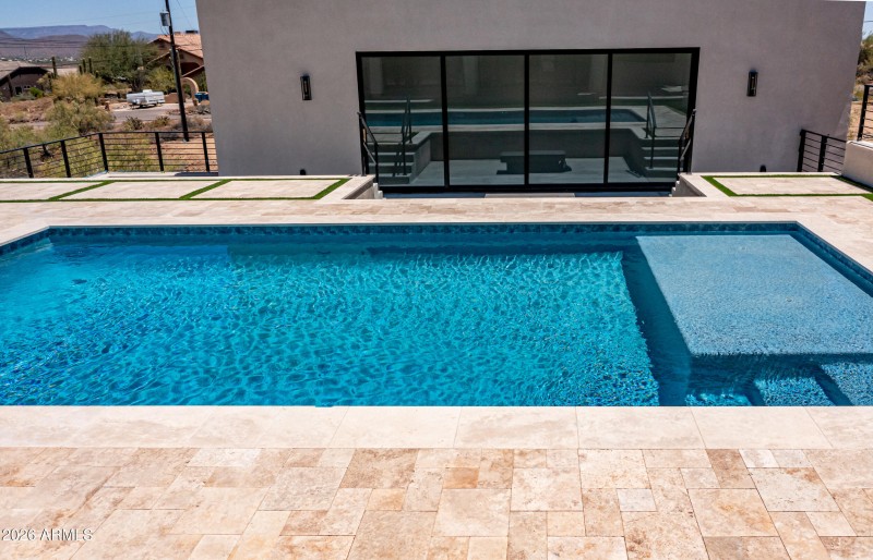 Guest quarters by the pool