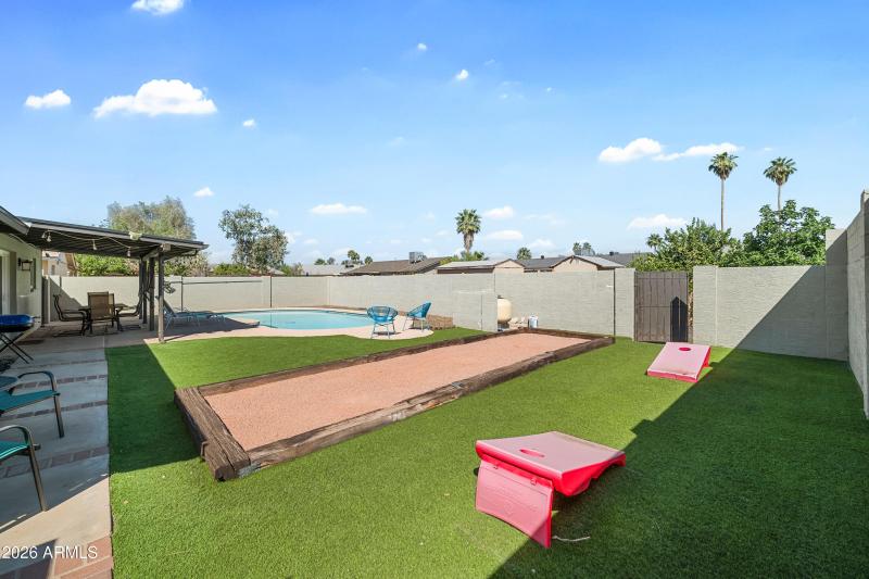 Playful backyard