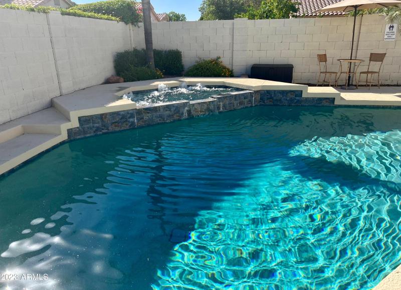 Pool + Built-In Spa
