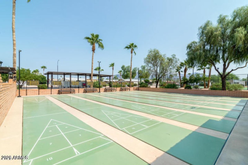 shuffleboard courts